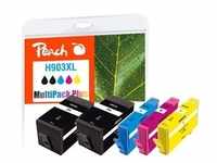 Peach Spar Pack Plus Tintenpatronen kompatibel zu HP No. 903XL, T6M15AE*2, T6M03AE,