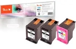 Peach Spar Pack Plus Druckk&ouml;pfe kompatibel zu HP No. 302, F6U66AE, F6U65AE