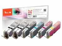 Peach Spar Pack Plus Tintenpatronen XL kompatibel zu Canon PGI-570XL*2, CLI-571XL