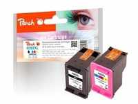 Peach Spar Pack Druckköpfe kompatibel zu HP No. 302XL, F6U68AE, F6U67AE