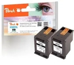 Peach Doppelpack Druckk&ouml;pfe schwarz kompatibel zu HP No. 302XL bk*2, F6U68AE*2
