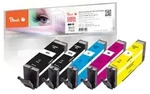 Peach Spar Pack Tintenpatronen kompatibel zu Canon PGI-580XL, CLI-581XL