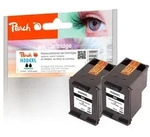 Peach Doppelpack Druckk&ouml;pfe schwarz kompatibel zu HP No. 304XL BK*2, N9K08AE*2