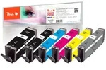 Peach Spar Pack mit grau Tintenpatronen XL-Ergiebigkeit, kompatibel zu Canon