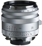 Voigtl&auml;nder BA381A, Voigtl&auml;nder Nokton 28mm 1.5 VM ASPH. Type I silber f&uuml;r Leica M