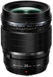 OM SYSTEM M.Zuiko ED 1,2/25 mm PRO sw. Objektiv