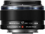 OM SYSTEM M.Zuiko Digital ED 17mm 1.8 II schwarz