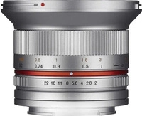 Samyang MF 12mm 2.0 APS-C Fuji X silber