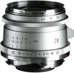 Voigtl&auml;nder BA366B, Voigtl&auml;nder Ultron 28mm 2.0 ASPH. VM Type II silber f&uuml;r Leica
