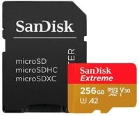 SanDisk Extreme PLUS Speicherkarte 256 GB