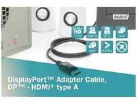 DIGITUS DisplayPort-Adapterkabel - DisplayPort / HDMI 2m AK-340303-020-S
