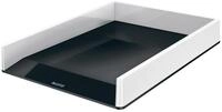 LEITZ Briefablage WOW Duo Colour schwarz/wei&szlig;