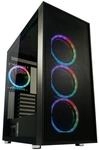 LC Power Gaming-PC Geh&auml;use LC-802B-ON Midi-Tower schwarz