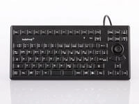 GETT Induproof 3 kabelgebundene Silikontastatur Industriell - QWERTZ DE - schwarz