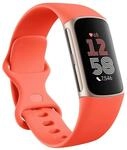 Fitbit Charge 6 Fitness Tracker, Coral/Champagne Gold