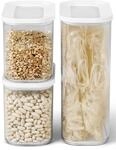 MEPAL Vorratsdosen-Set Modula, wei&szlig;, 2 x 1,0 l / 1 x 2,0 l