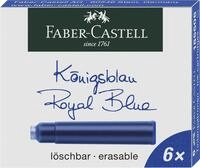 FABER-CASTELL Tintenpatronen f&uuml;r F&uuml;ller k&ouml;nigsblau