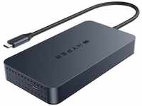 Hyper® HyperDrive Universal USB-C® 7-in1 Dual HDMI Mobile Dock - Grey - für