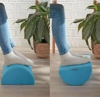 LEITZ Fu&szlig;st&uuml;tze Ergo Cosy Polyester/Schaumstoff blau