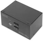 Digitus KVM-Switch, 2-Port, Dual-Display, 4K, HDMI