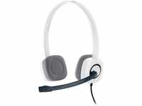 Logitech 981-000350, Logitech H150 Stereo Headset, weiß Voller Stereoklang