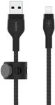 Belkin BoostCharge Pro Flex USB-A Kabel mit Lightning Connector (2 m, schwarz)