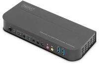 Digitus KVM Switch, 2x1 HDMI, HDMI Out,USB, 4Kx2K@60Hz
