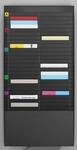 PAPERFLOW Sortiertafel DIN A4 50-Fach schwarz