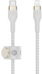 Belkin BoostCharge Pro Flex USB-C Kabel mit Lightning Connector (3 m, wei&szlig;)