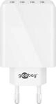goobay 30W 4x USB-A Ladeger&auml;t, wei&szlig;