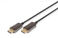 Digitus DisplayPort AOC Hybrid Glasfaserkabel Typ M/M 15m