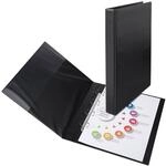 VELOFLEX Ringb&uuml;cher 4-Ringe DIN A3 hoch 4 cm schwarz
