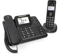 doro Comfort 4005 Schnurgebundenes Telefon-Set mit Anrufbeantworter schwarz