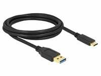 DeLock 84004, Delock SuperSpeed USB (USB 3.2 Gen 1) Kabel Typ-A zu USB Type-C 2 m