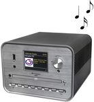 soundmaster Internet-Radio ICD1050SW grau