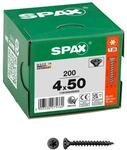 SPAX&reg; Universalschrauben T20 4x50 schwarz 200 St.