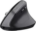 Trust Bayo+ Ergonomische kabellose Maus f&uuml;r mehrere Ger&auml;te - Schwarz