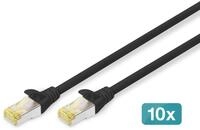Digitus CAT 6A S/FTP Patchkabel, 10 St&uuml;ck