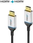 FiberX Serie - HDMI 8K Glasfaser Extender Kabel - 7,5m