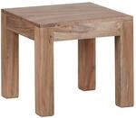 WOHNLING WL1.446 Couchtisch Massivholz Akazie 45 cm x 45 cm x 40 cm