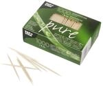 PAPSTAR Zahnstocher pure braun