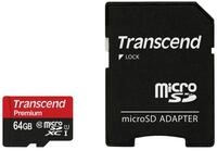 Transcend GUSDU1 microSDXC Speicherkarte 64 GB