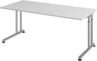 HAMMERBACHER h&ouml;henverstellbarer Schreibtisch VZS19/5/S lichtgrau