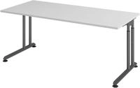HAMMERBACHER h&ouml;henverstellbarer Schreibtisch VZS19/5/G lichtgrau
