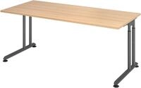 HAMMERBACHER h&ouml;henverstellbarer Schreibtisch VZS19/E/G eiche
