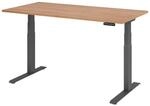 HAMMERBACHER Schreibtisch VXDKB16/N/G nussbaum