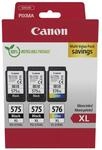 Canon Original PG-575XL + CL-576XL Druckerpatronen Multipack - 2 x schwarz / 1 x