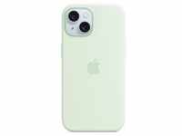 Apple iPhone 15 Silicone Case mit MagSafe - Hellgrün