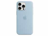 Apple iPhone 15 Pro Max Silikon Case mit MagSafe - Hellblau