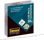 Idena Lichterkette 30er Micro LED, 3.2 m silber